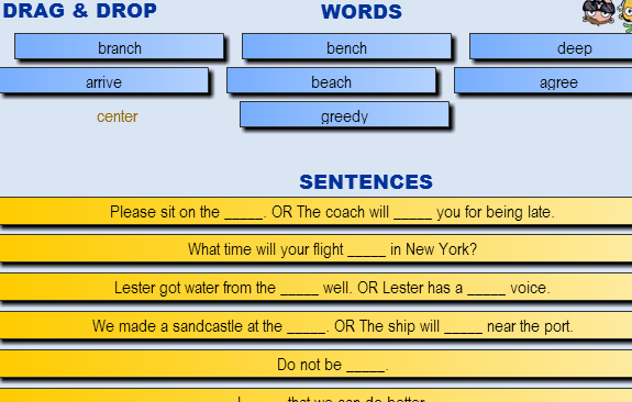 Free Sentence Vocabulary Test